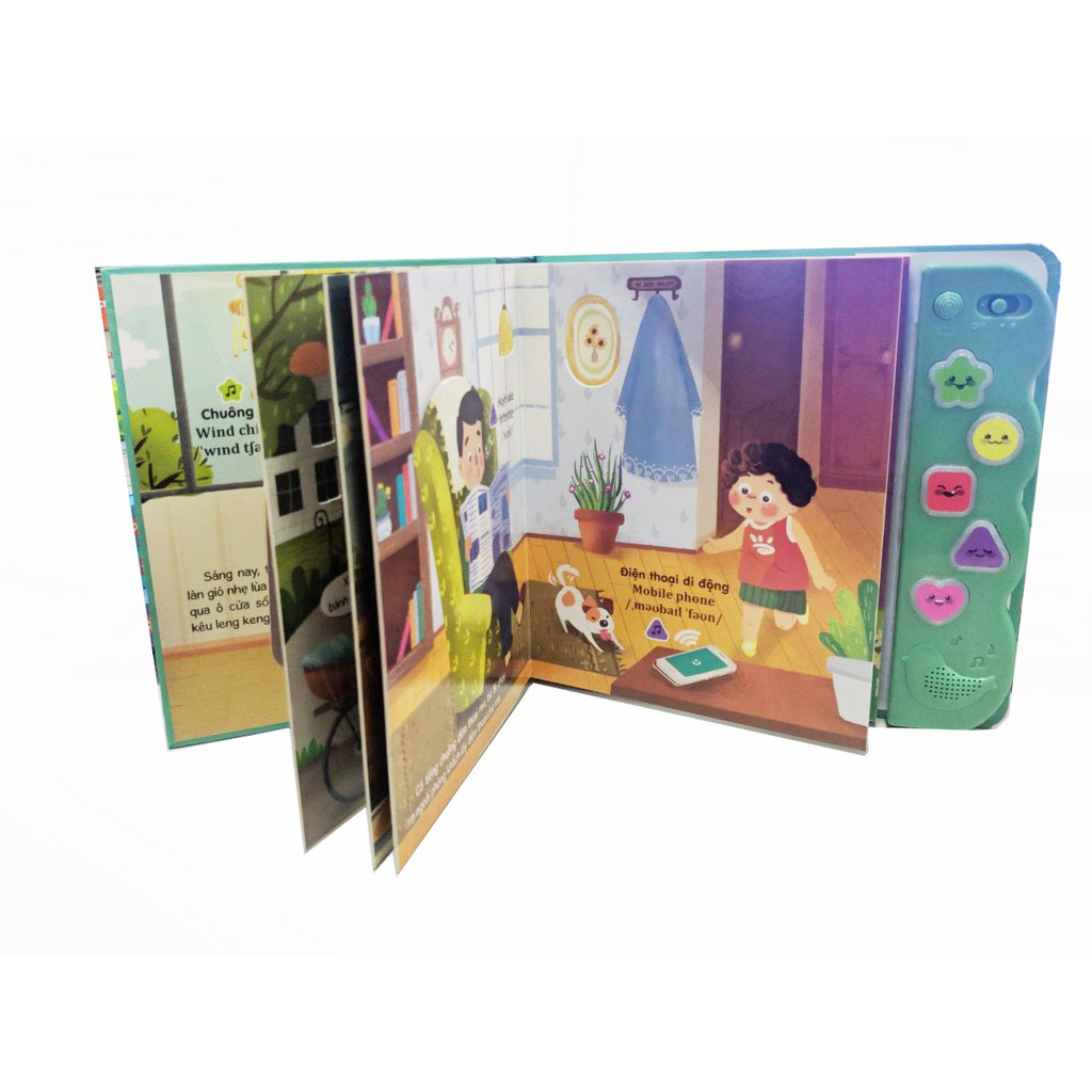 Sách tương tác - Sách âm thanh - Âm thanh cuộc sống quanh em (Tái bản) – Image 3