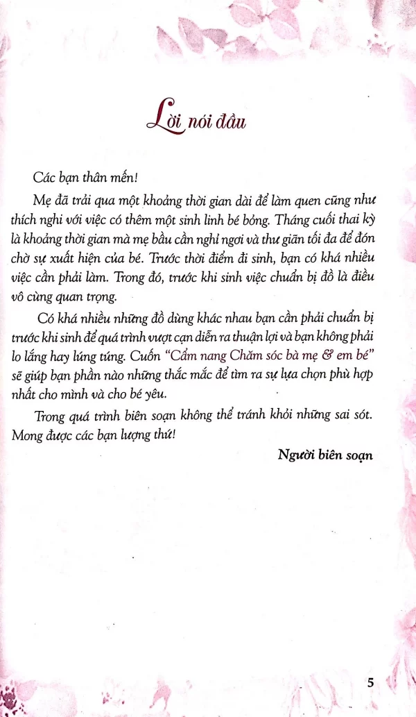 Cẩm nang chăm sóc bà mẹ và em bé – Image 4