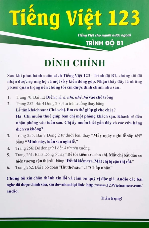 Tiếng Việt 123 - Trình độ B1 – Image 4