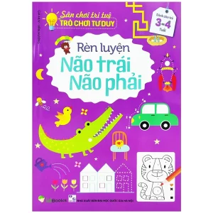 Sân chơi trí tuệ - Trò chơi tư duy - Rèn luyện não trái não phải (dành cho 3 -4 tuổi)