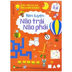 Sân chơi trí tuệ - Trò chơi tư duy - Rèn luyện não trái não phải (dành cho 5 - 6 tuổi)