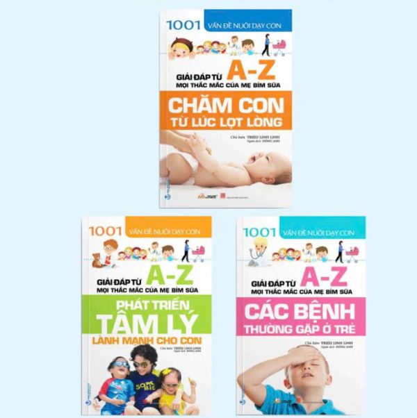 Combo 3 cuốn 1001 vấn đề nuôi dạy con trẻ