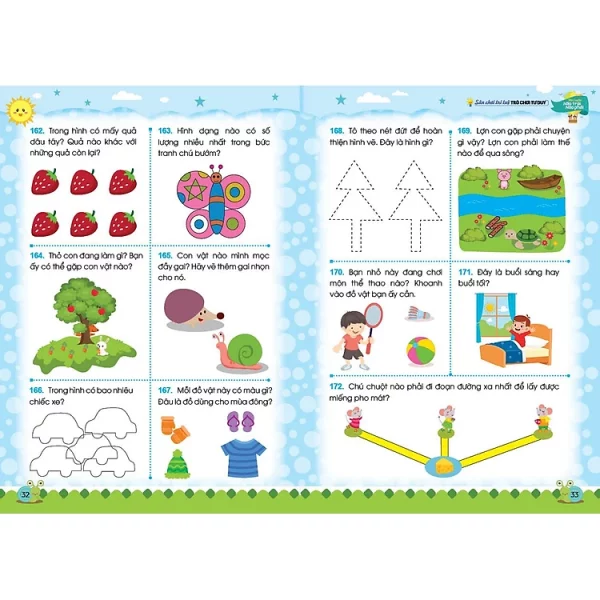 Combo 3 cuốn: Sân chơi trí tuệ - Trò chơi tư duy rèn luyện não trái, não phải (dành cho 3-6 tuổi) – Image 3