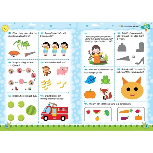 Combo 3 cuốn: Sân chơi trí tuệ - Trò chơi tư duy rèn luyện não trái, não phải (dành cho 3-6 tuổi) – Image 2