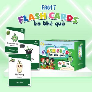 Fruit flash card - bộ Fruitflash 200 thẻ hoa quả trên khắp thế giới