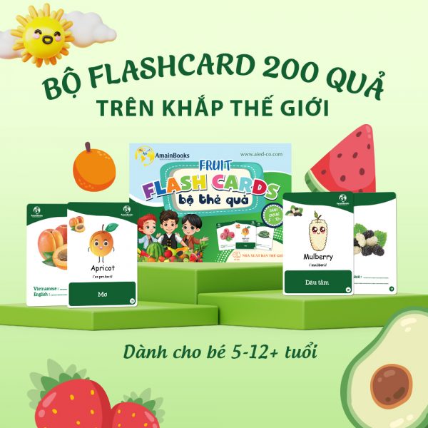 Fruit flash card - bộ Fruitflash 200 thẻ hoa quả trên khắp thế giới – Image 3
