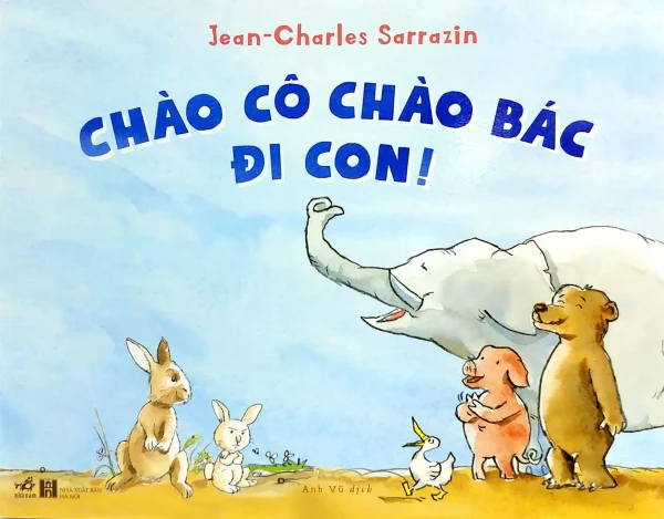 Chào cô bác đi con!