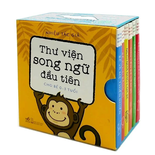 Thư viện song ngữ đầu tiên cho bé 0-3 tuổi (6 sách mini cứng) – Image 3