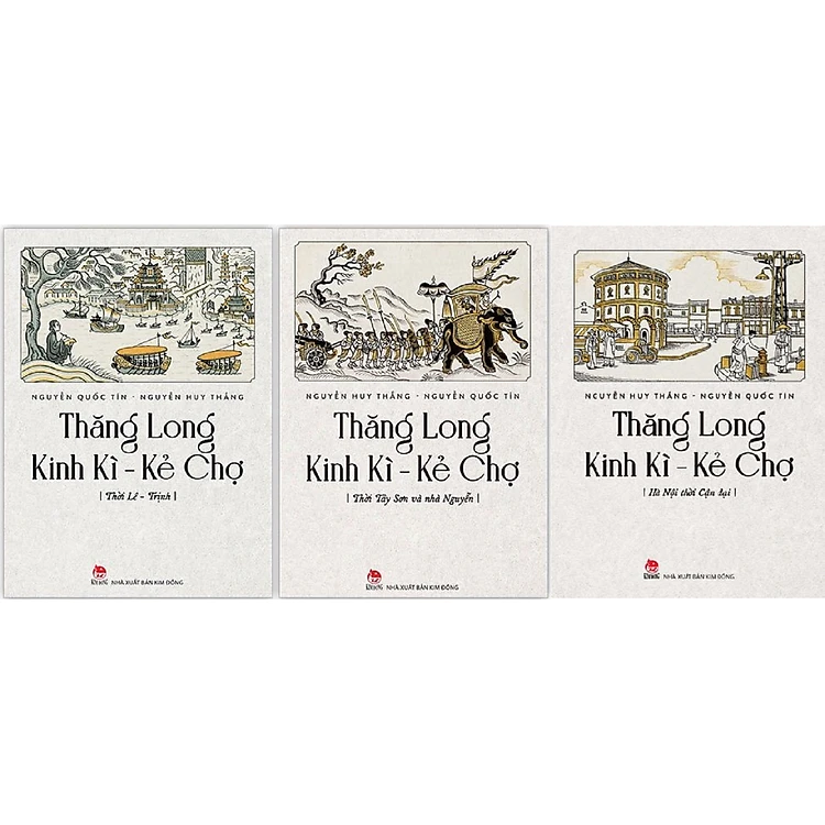 Combo 3 tập Thăng Long Kinh Kì - Kẻ chợ