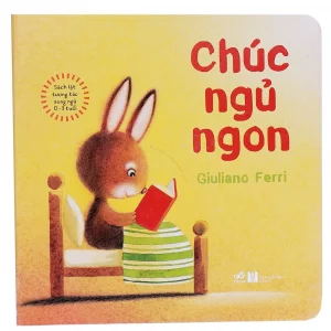 Sách lật tương tác song ngữ 0 - 3 tuổi: Chúc ngủ ngon (bìa cứng)